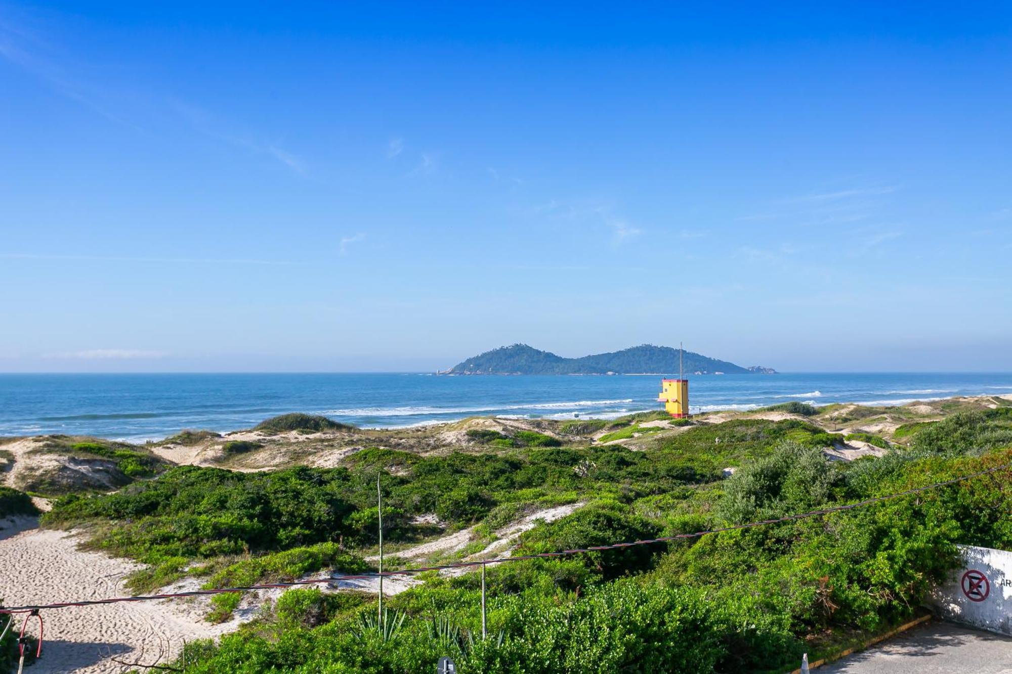 Apartamento Vista Mar No Novo Campeche Florianópolis Kültér fotó